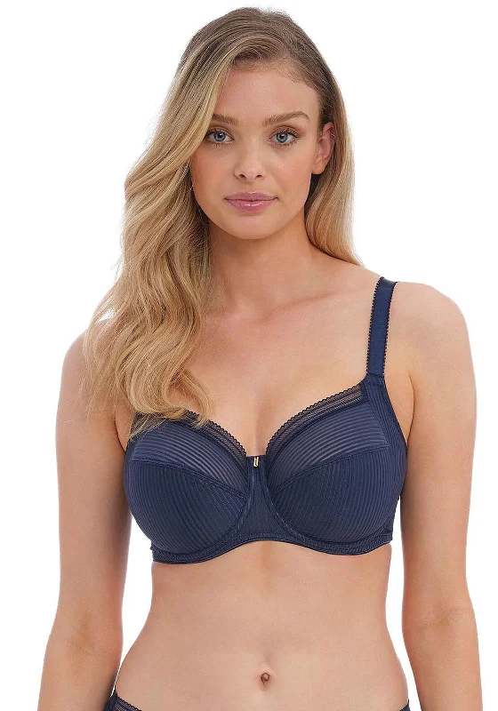 Fantasie Fusion Full Cup Side Support Bra, Navy Light Seamless Bra