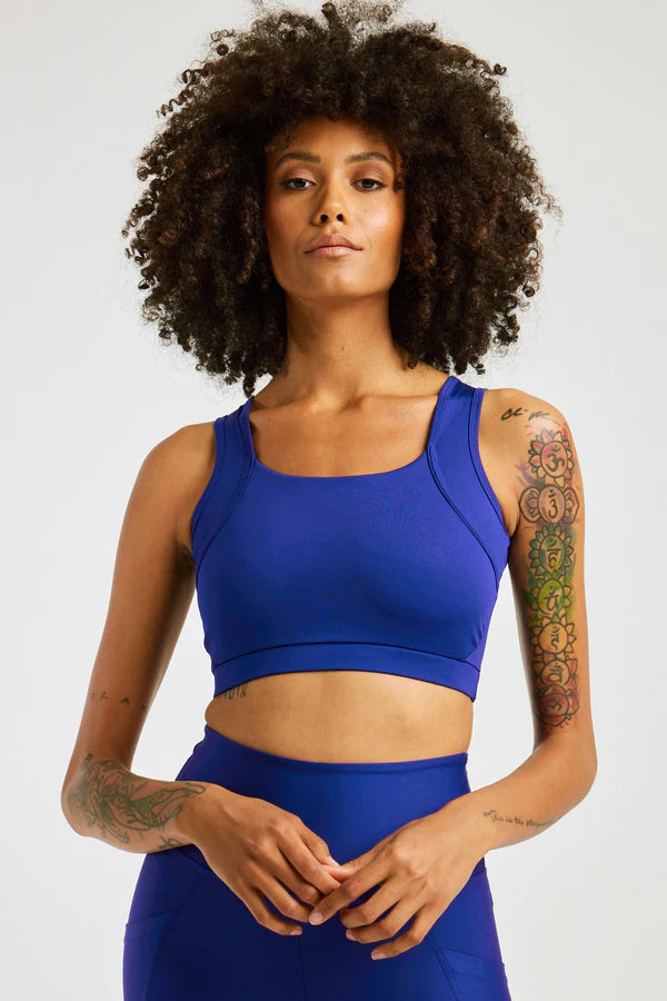 Form High Support Bra in Sapphire Simple Wireless Bra