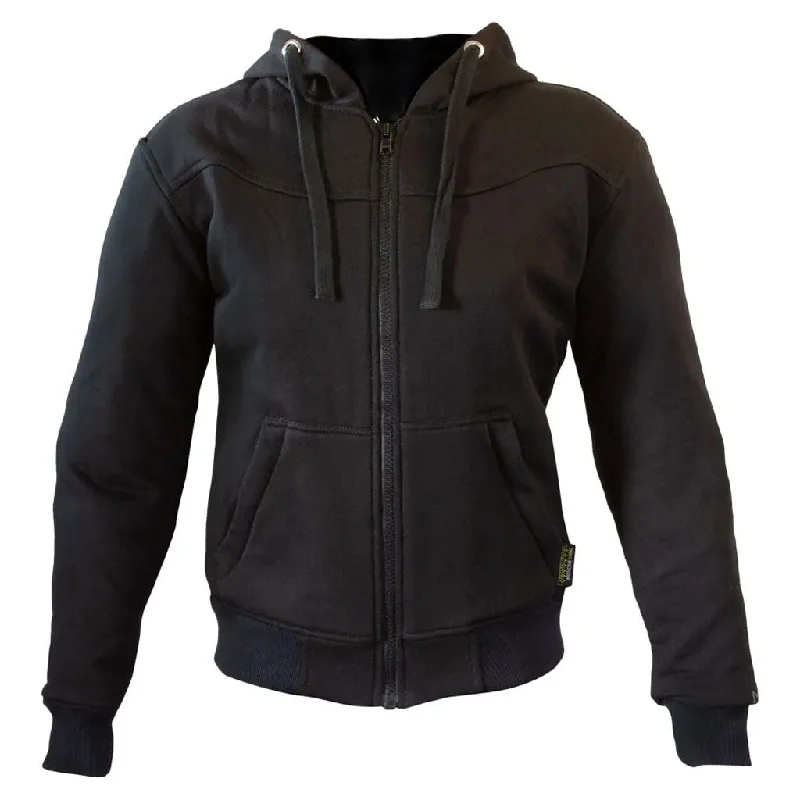 Merlin - Vixen Ladies Black Hoody Hoodie with Pastel Soft Subtle