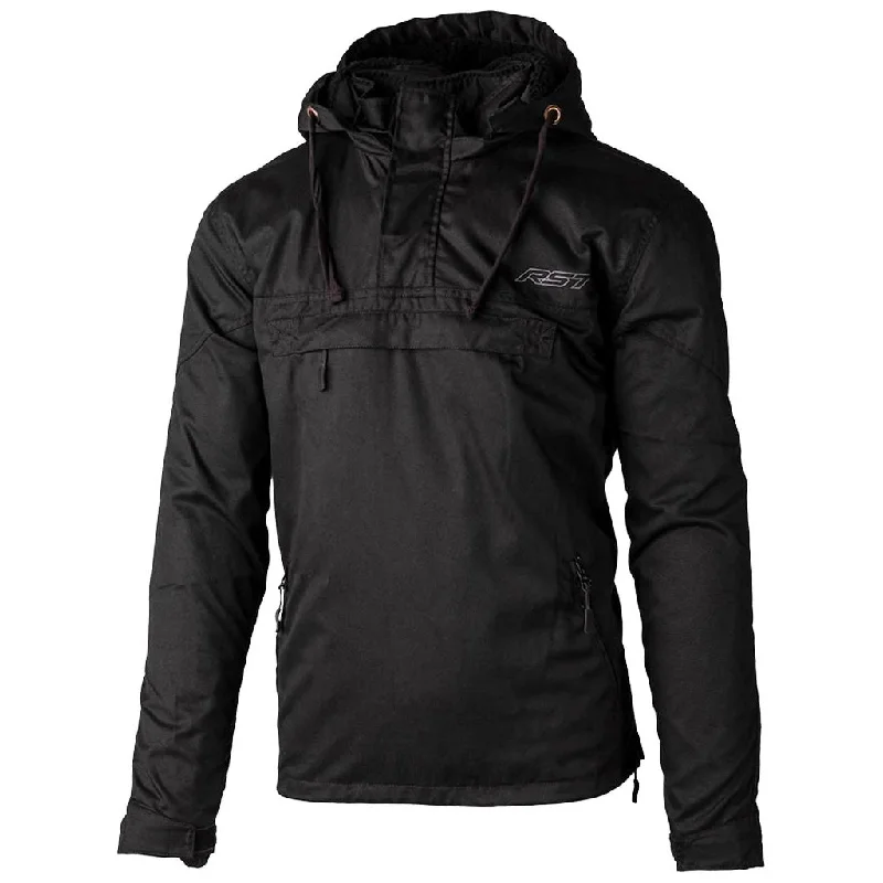 RST - Loadout CE Black Hoody Hoodie with Ribbed Hem Stretchable Secure