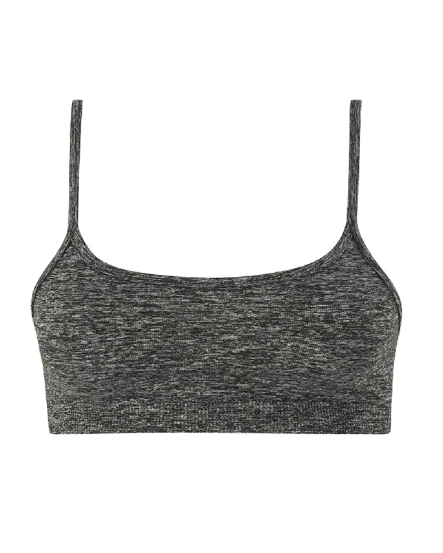 SINCERE Bra Top | Marl Active Wear Bra