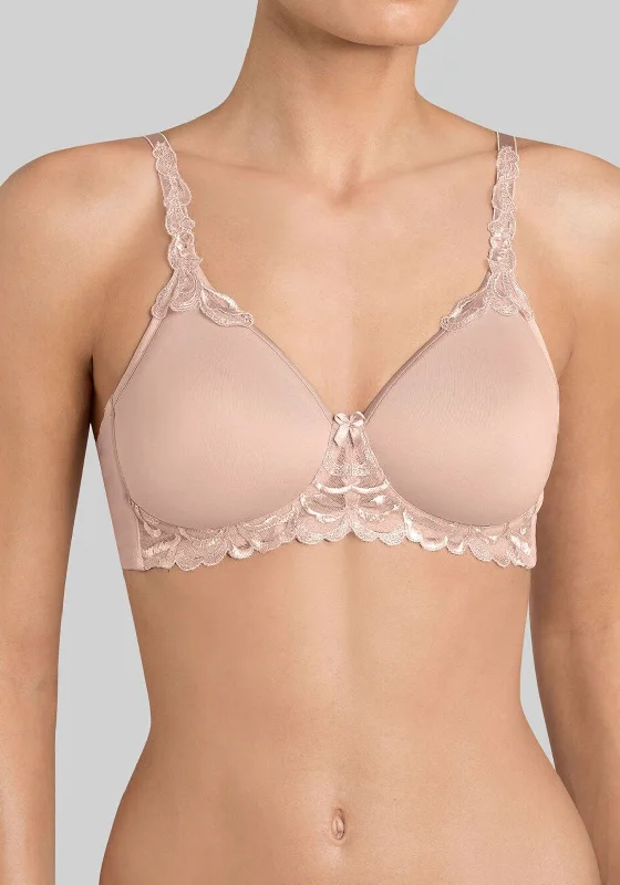 Triumph Modern Finesse Non-Wired Bra, Nude Full Coverage Bralette