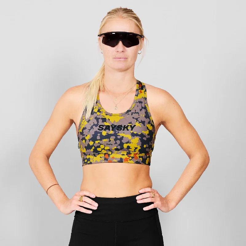 Camo Combat Sports Bra Soft Cotton Bra