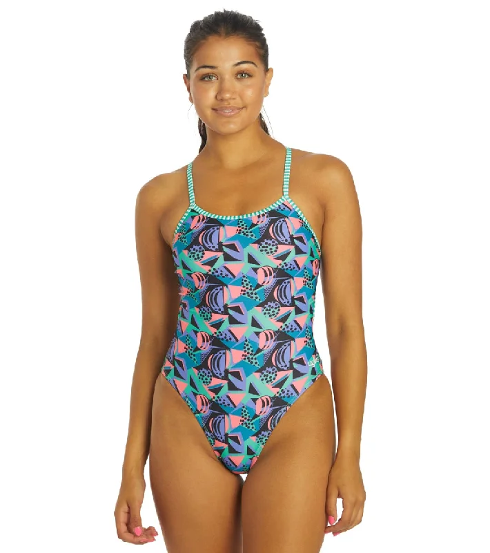 Dolfin Uglies Women's String Back One Piece Swimsuit So Fresh Stylish Beachwear Set