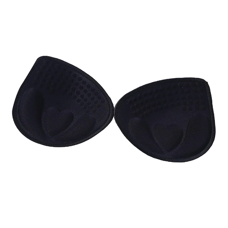 Maxbell Women Bra Pads Inserts Removable for Swimsuit Sports Black Split Sleek Racerback Swimsuit