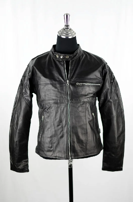 Reworked Black Leather Bikers Jacket Corduroy Jacket Velvet Jacket Brocade Jacket