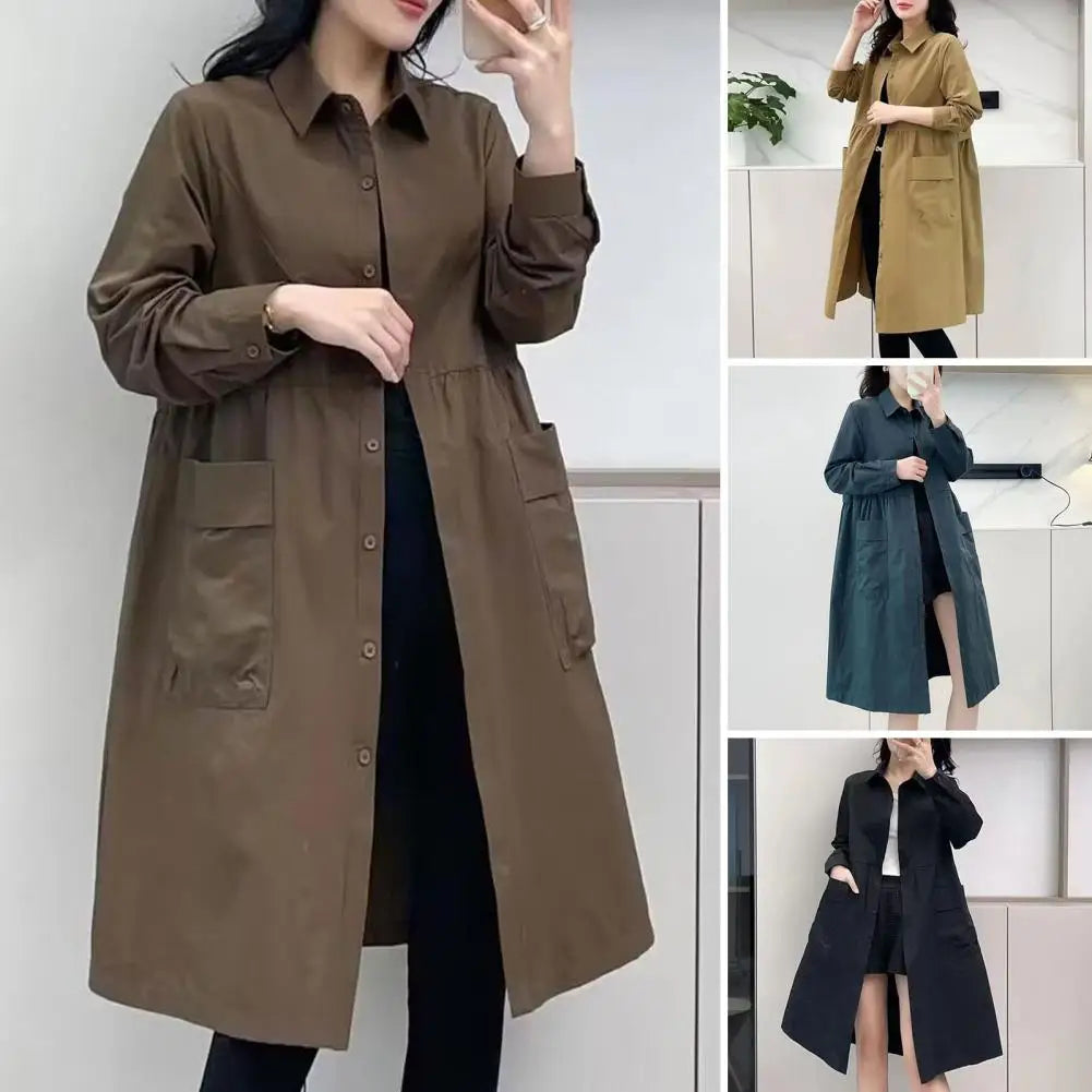 Women Double Layer Windbreaker Autumn Casual Slim Coat Fashion Plus Size 5Xl Stand-Up Collar Ladies Jacket Bomber Jacket Anorak Windbreaker