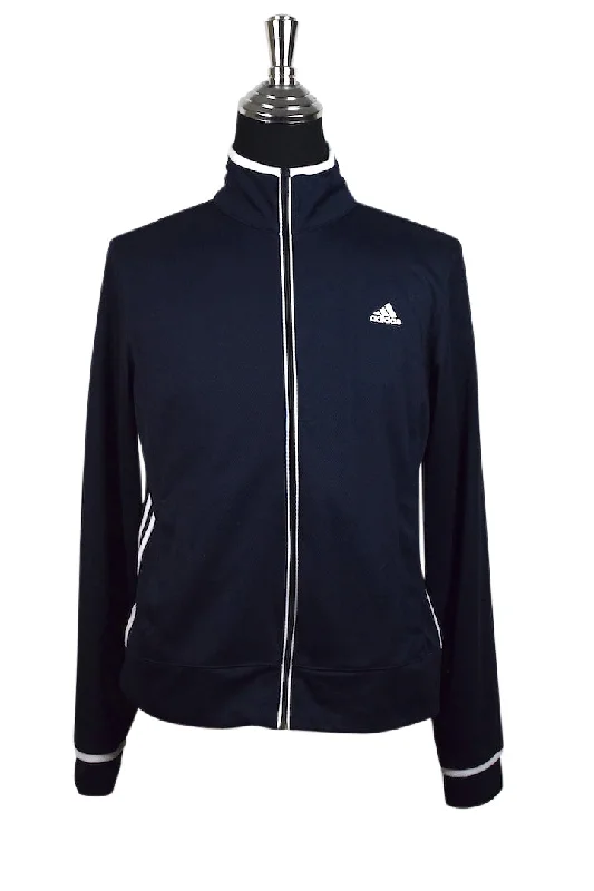 Adidas Brand Track Jacket Front Pockets Side Pockets Patch Pockets