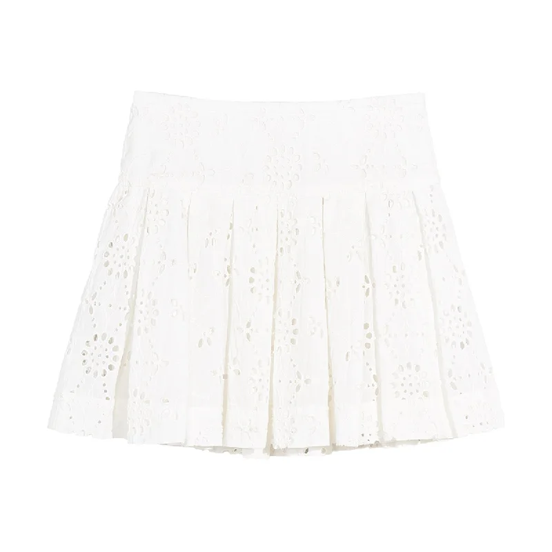 Bellerose Haka Skirt lace skirt intricate