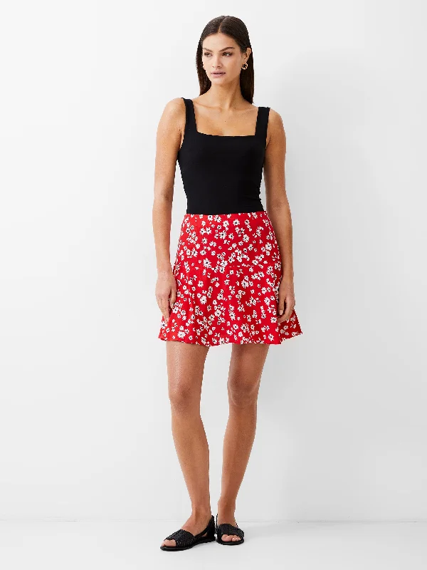 Daisy Shasta Flippy Mini Skirt chiffon skirt flowing