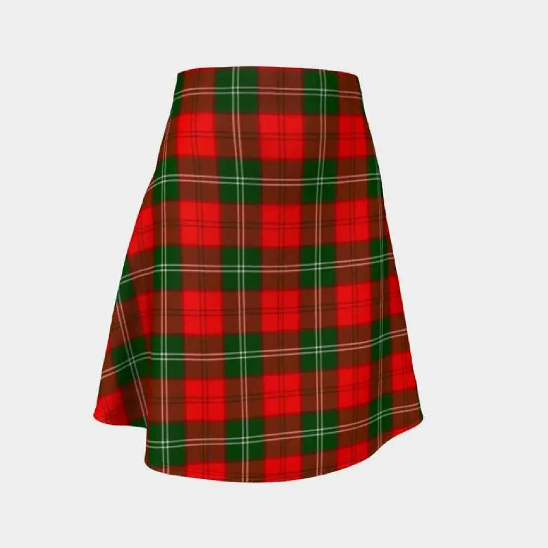 Lennox Modern Tartan Flared Skirt athletic skirt fit