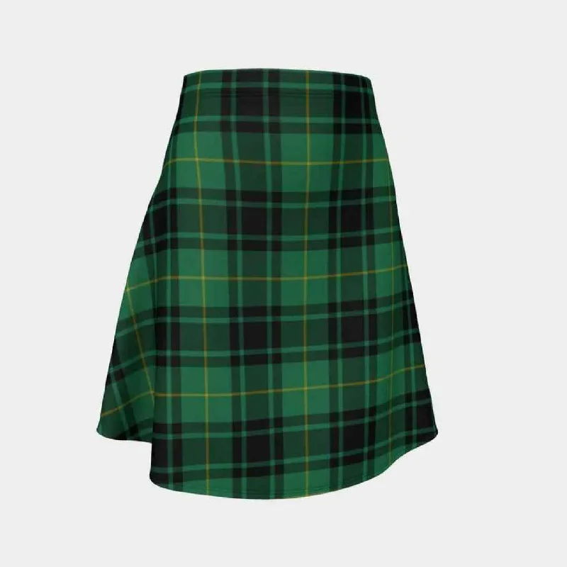 MacArthur Ancient Tartan Flared Skirt denim skirt classic