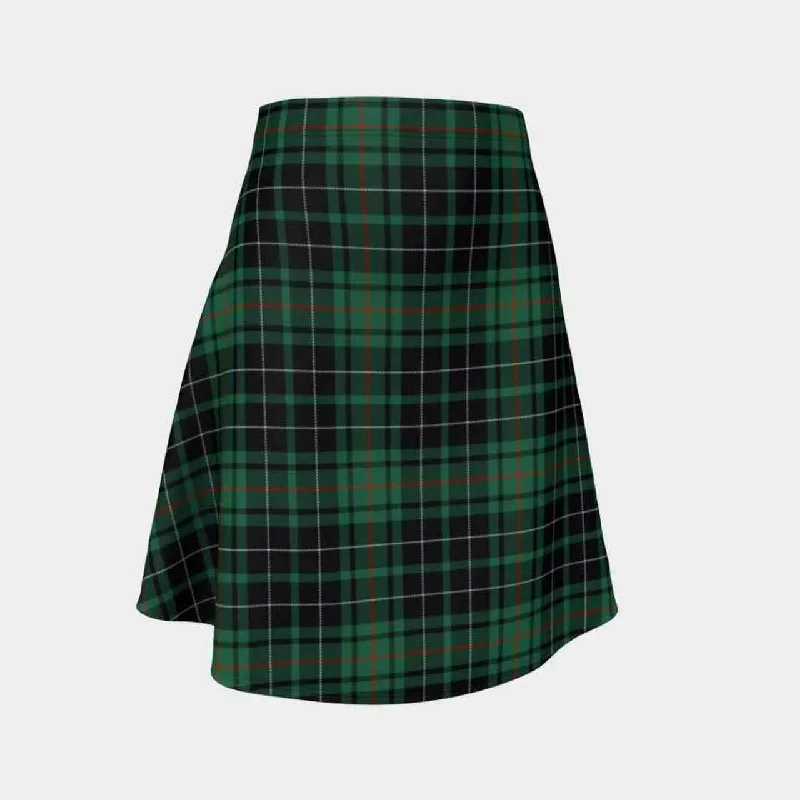 MacAulay Hunting Ancient Tartan Flared Skirt lace skirt intricate