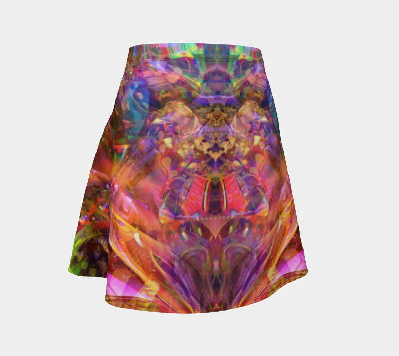 MARIPOSA FLARE SKIRT wool skirt thick