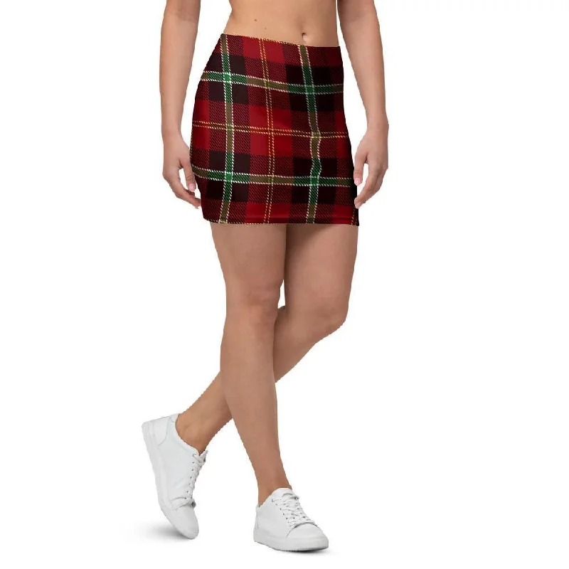 Royal Stewart Red Plaid Tartan Mini Skirt tulle skirt dreamy