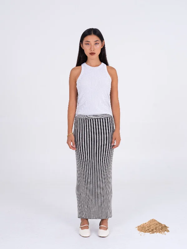 Sahara knitted skirt high slit skirt